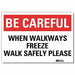 Safety Decal 7 in x 10 in Rflct Sheeting