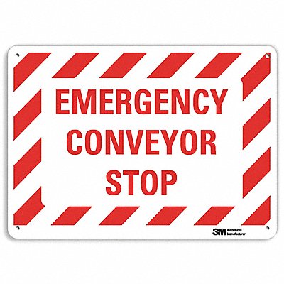 Notice Sign 7 in x 10 in Plastic