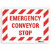 Notice Sign 7 in x 10 in Plastic