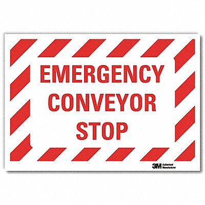 Safety Decal 7x10in Reflective Sheeting