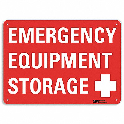 Facility Sign 7 in x 10 in Plastic