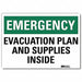 Emrgncy Exit Sign 7x10in Rflctv Sheeting