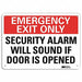 Danger Sign 7 in x 10 in Aluminum
