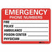 Safety Sign 7 in x 10 in Aluminum