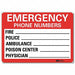 Safety Decal 7x10in Reflective Sheeting