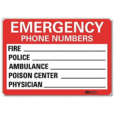 Safety Decal 10x14in Reflective Sheeting