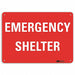 Safety Sign 10 in x 14 in Aluminum