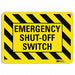 Safety Sign 10 in x 14 in Aluminum
