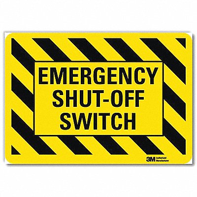 Safety Decal 7x10in Reflective Sheeting