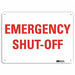 Facility Sign 10 in x 14 in Plastic