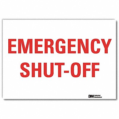 Safety Decal 7x10in Reflective Sheeting