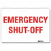 Safety Decal 7x10in Reflective Sheeting