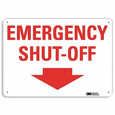 Facility Sign 10 in x 14 in Plastic