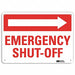 Facility Sign 10 in x 14 in Plastic