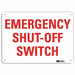 Facility Sign 10 in x 14 in Plastic
