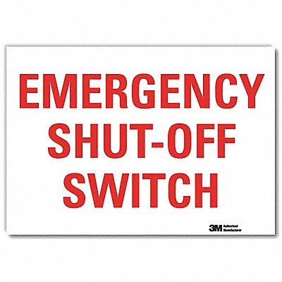 Safety Decal 10x14in Reflective Sheeting