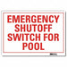 Safety Decal 7x10in Reflective Sheeting