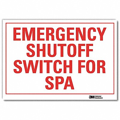 Safety Decal 7x10in Reflective Sheeting