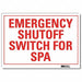 Safety Decal 7x10in Reflective Sheeting