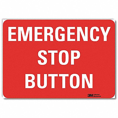 Safety Decal 10x14in Reflective Sheeting