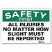 Safety Decal 5 in x 7 in Rflct Sheeting