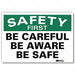 Safety Decal 7inx10in Reflctv Sheeting