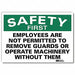 Safety Decal 7 in x 10 in Rflct Sheeting