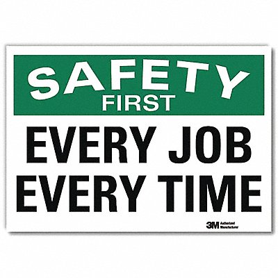 Safety Decal 10in x 14in Rflct Sheeting