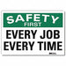 Safety Decal 5 in x 7 in Rflct Sheeting
