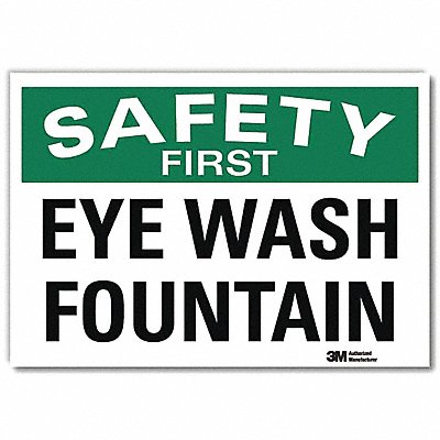 Safety Decal 10x14in Reflective Sheeting