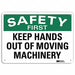 Safety First Sign 10 in x 14 in Aluminum