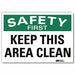 Safety Decal 7x10in Reflective Sheeting