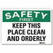 Safety Decal 7x10in Reflective Sheeting