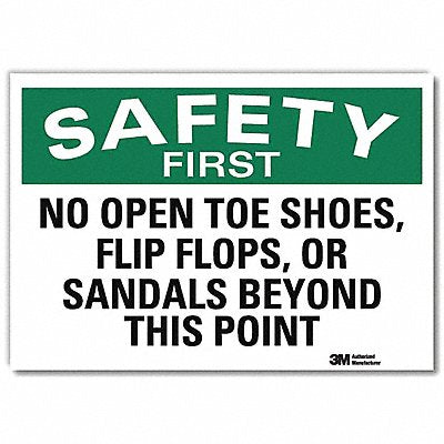 Safety Sign 7inx10in Reflective Sheeting