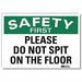 Safety Decal 7x10in Reflective Sheeting
