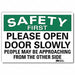 Safety Decal 10x14in Reflective Sheeting