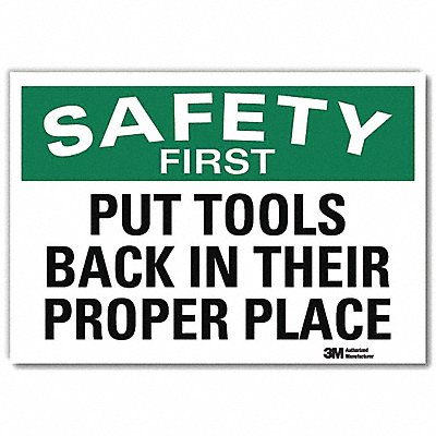 Safety Decal 5inx7in Reflective Sheeting