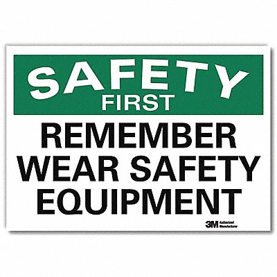 Safety Decal 10x14in Reflective Sheeting