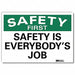 Safety Decal 7inx10in Reflctv Sheeting