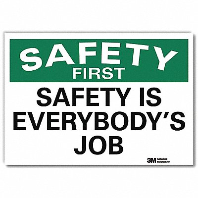 Safety Decal 10x14in Reflective Sheeting