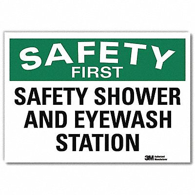 Safety Decal 5inx7in Reflective Sheeting
