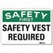 Safety Sign 7inx10in Reflective Sheeting