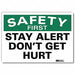 Safety Decal 5 in x 7 in Rflct Sheeting