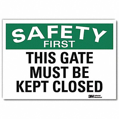 Safety Decal 5inx7in Reflective Sheeting