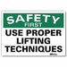 Safety Decal 5inx7in Reflective Sheeting
