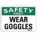 Safety Sign 7 in x 10 in Aluminum