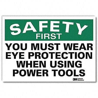 Safety Sign 7inx10in Reflective Sheeting