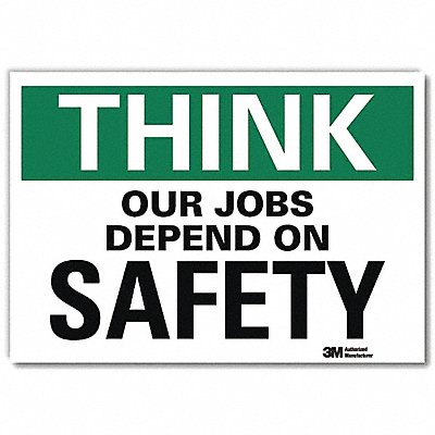Safety Decal 10in x 14in Rflct Sheeting