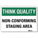 Safety Decal 5inx7in Reflective Sheeting