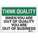 Safety Sign 7 in x 10 in Aluminum